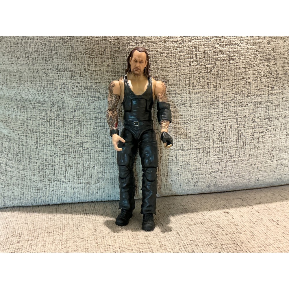 Mattel WWE The Undertaker Action Figure Black Singlet Tattoos 7‎ Inch 2012 BCW39